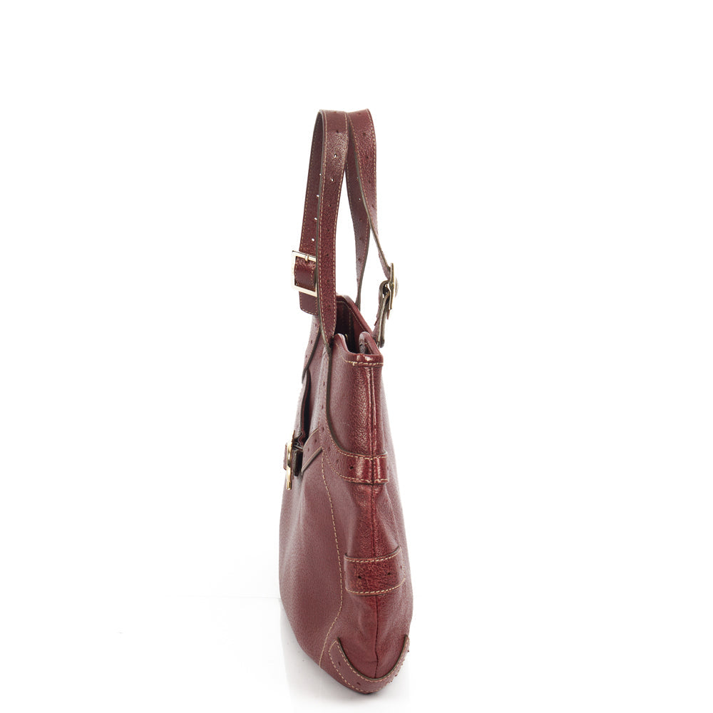 Anya Hindmarch Tote in Red, Leather — Back View