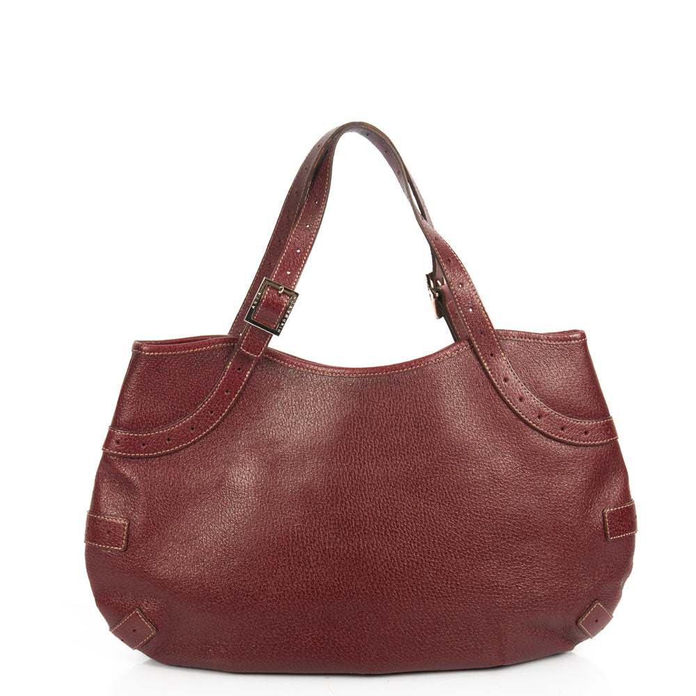 Anya Hindmarch Tote in Red, Leather — Detail View