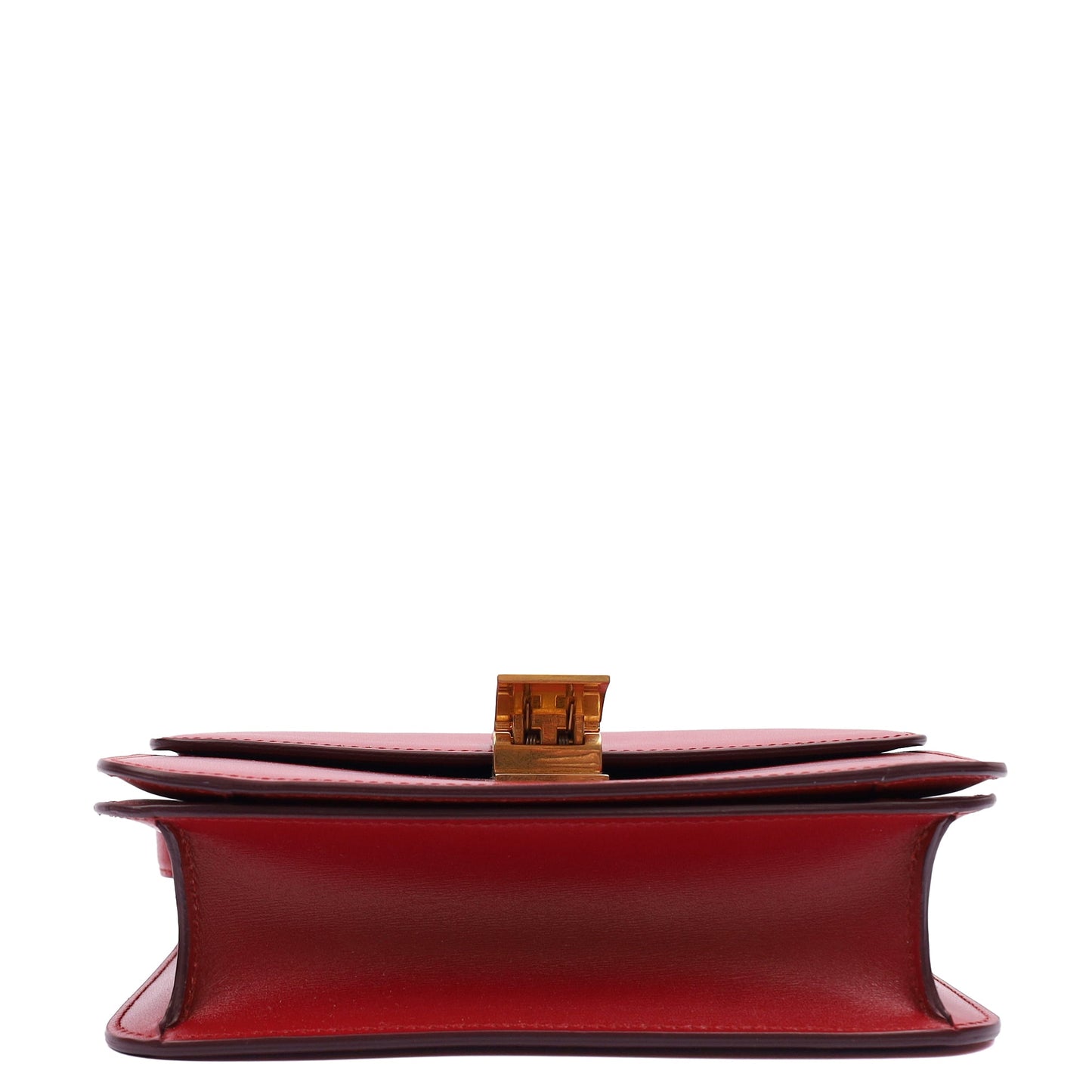 Celine Cross Body Box Bag - Medium in Red, Leather — Alternate View 10