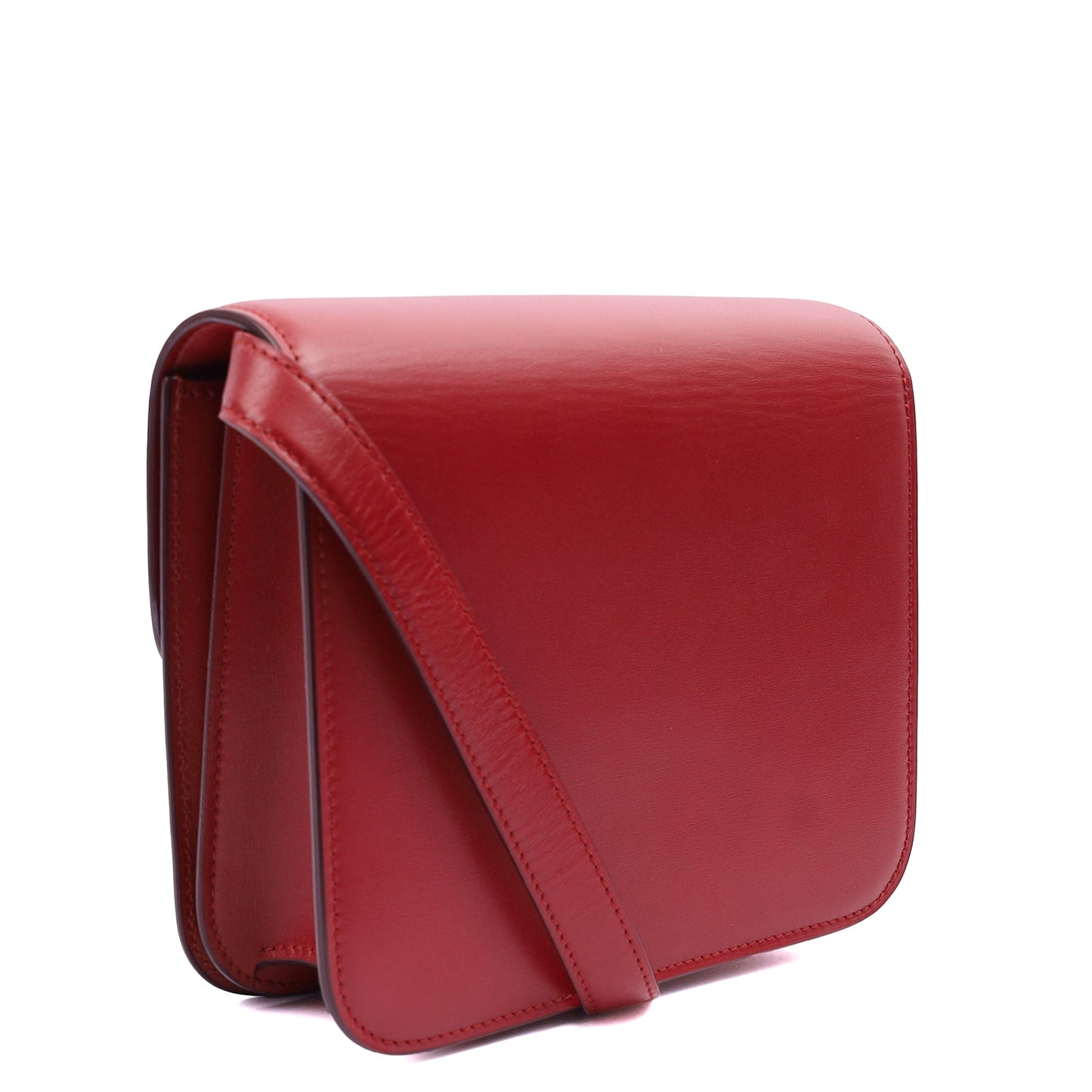 Celine Cross Body Box Bag - Medium in Red, Leather — Alternate View 14