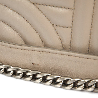Prada Diagramme Wallet on Chain in Neutral, Leather — Alternate View 8