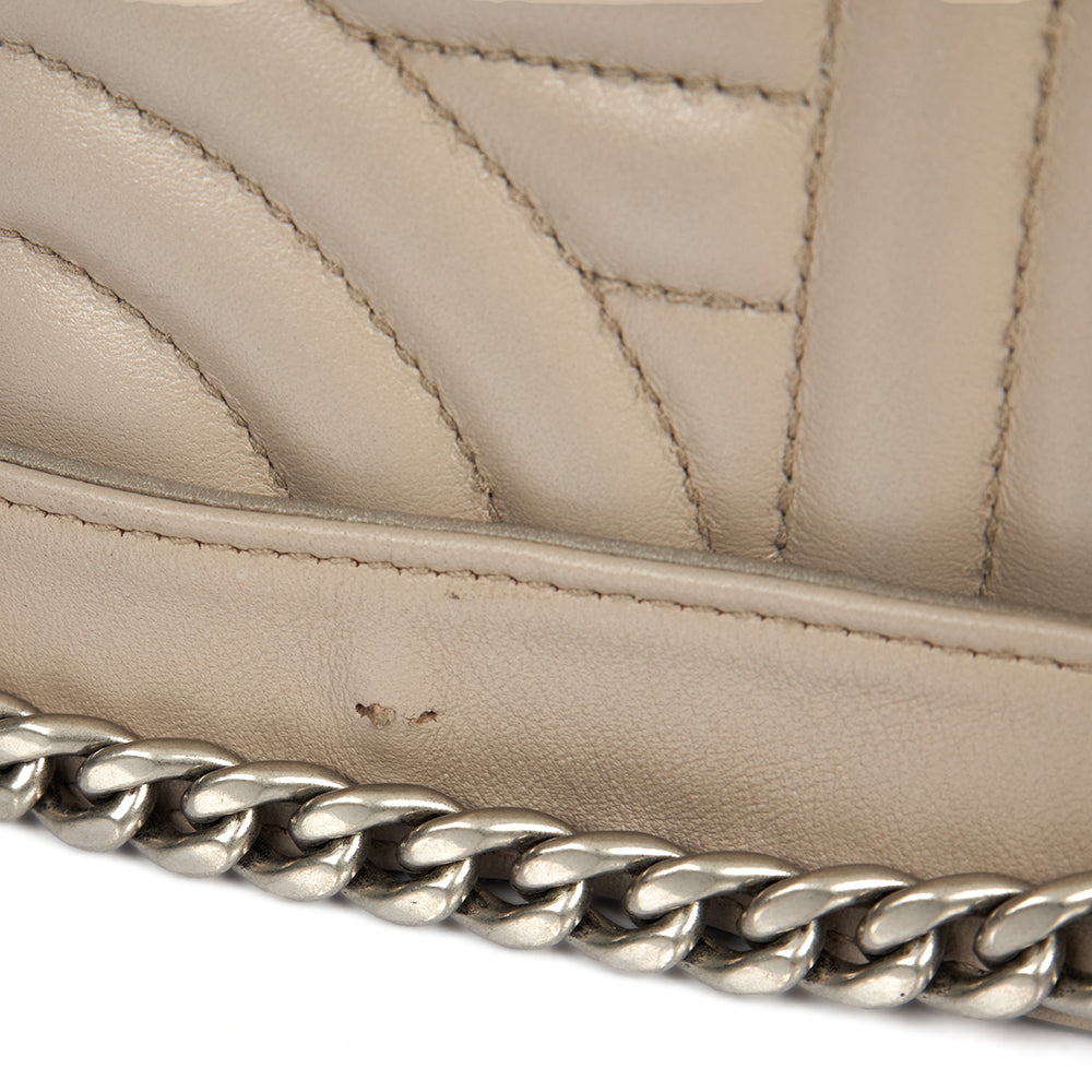 Prada Diagramme Wallet on Chain in Neutral, Leather — Alternate View 16