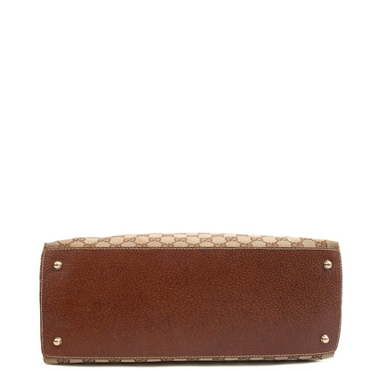 Gucci Tote Bamboo Shoulder in GG Supreme, GG Canvas — Alternate View 10