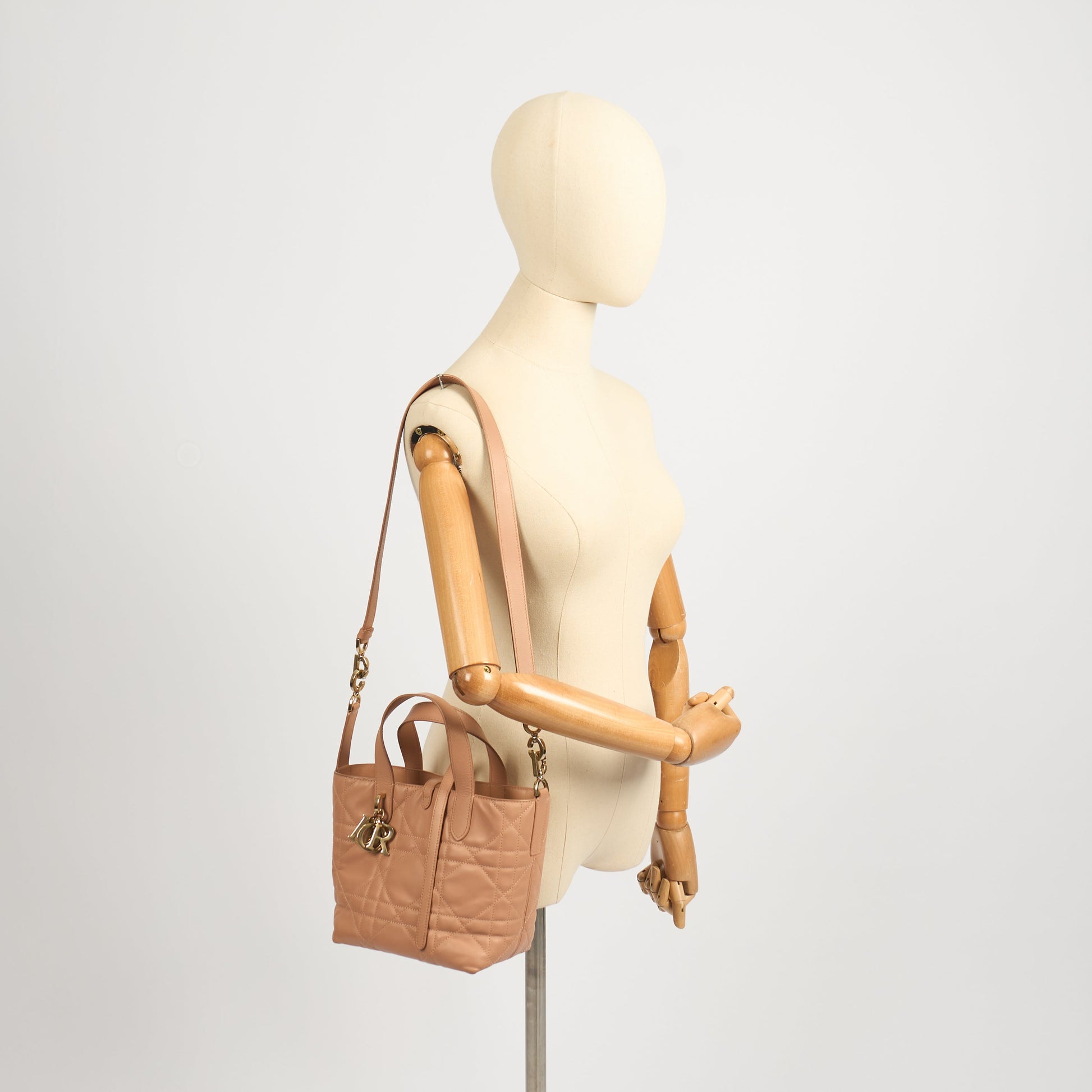 Christian Dior Top Handle Toujours - Small in invalid, Leather — Side View