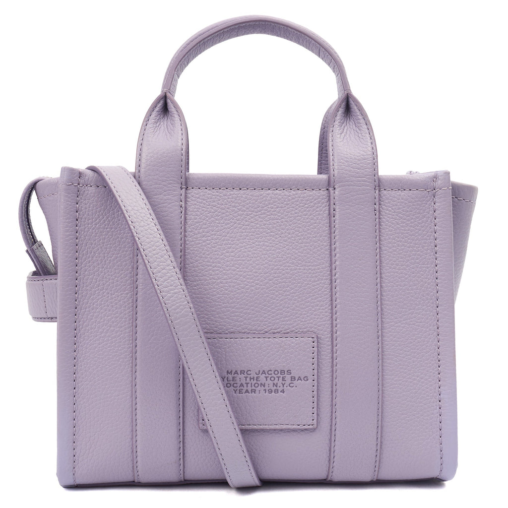 Marc Jacobs Tote The Tote Bag Nano in Purple, Leather — Top View