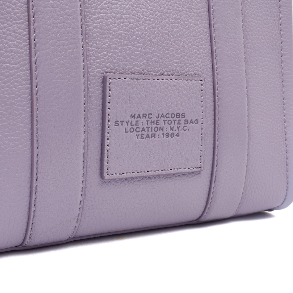Marc Jacobs Tote The Tote Bag Nano in Purple, Leather — Alternate View 7