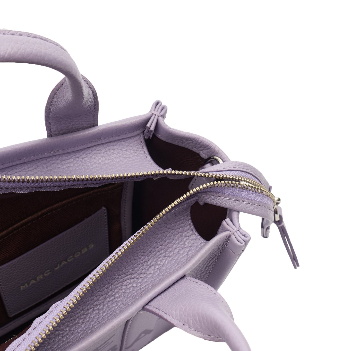 Marc Jacobs Tote The Tote Bag Nano in Purple, Leather — Alternate View 8