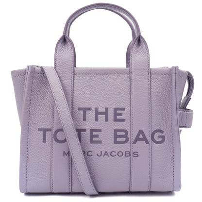 Marc Jacobs Tote The Tote Bag Nano in Purple, Leather — Front View