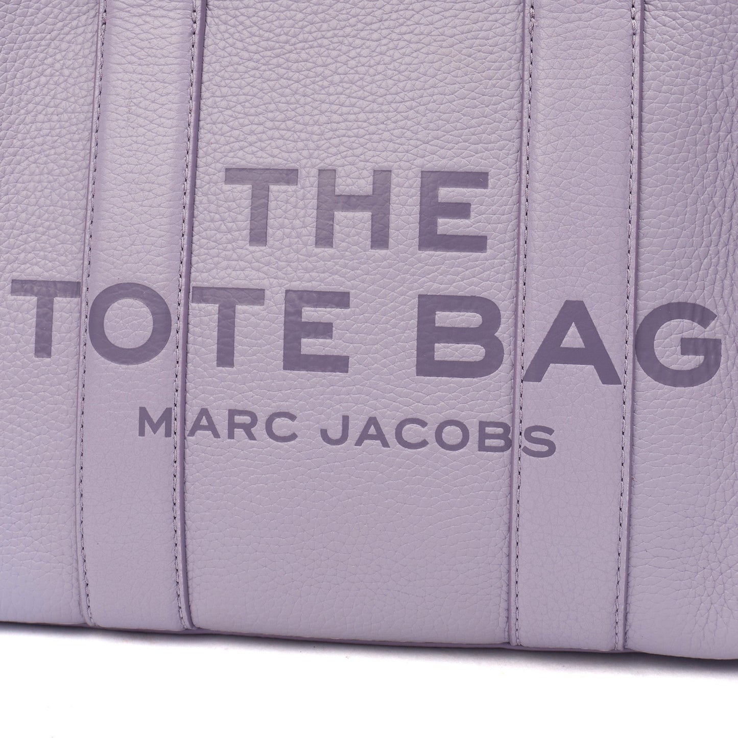 Marc Jacobs Tote The Tote Bag Nano in Purple, Leather — Lifestyle View