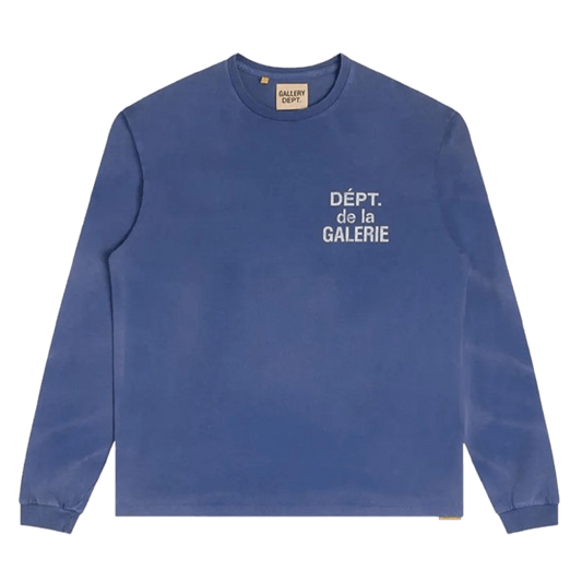 Gallery Dept. French Long-Sleeve Tee 'Navy' — XXS — Front View