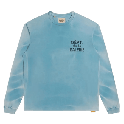 Gallery Dept. French Long-Sleeve Tee 'Teal' — XXS — Front View