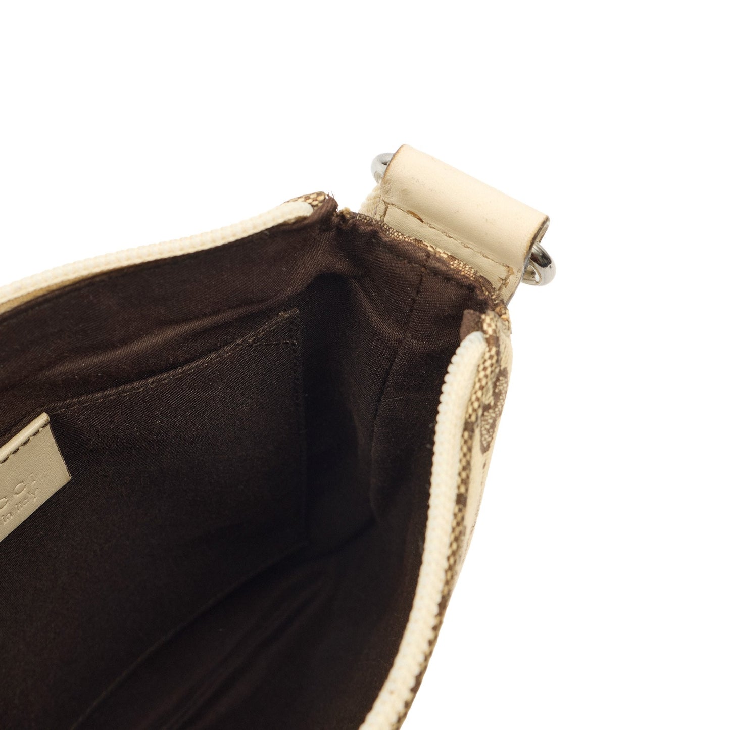 Gucci Cross Body Messenger in Brown, GG Supreme Canvas — Detail View