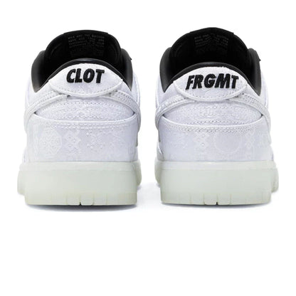 Nike Dunk Low x Fragment Design x CLOT '20th Anniversary' — UK 3 | EU 35.5 | US 3.5 — Top View