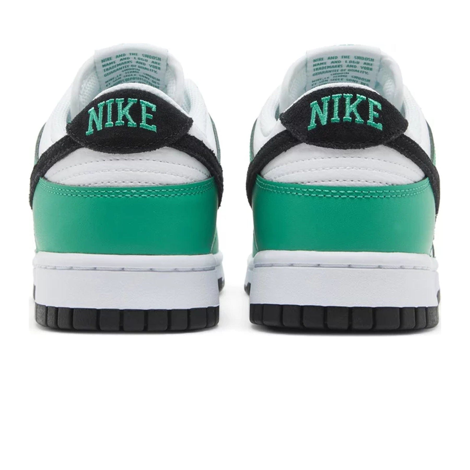 Nike Dunk Low 'Celtics' — UK 3 | EU 35.5 | US 3.5 — Top View