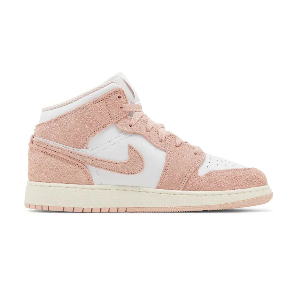 Air Jordan 1 Mid SE GS 'Legend Pink' — UK 13.5 | EU 32 | US 1Y — Side View