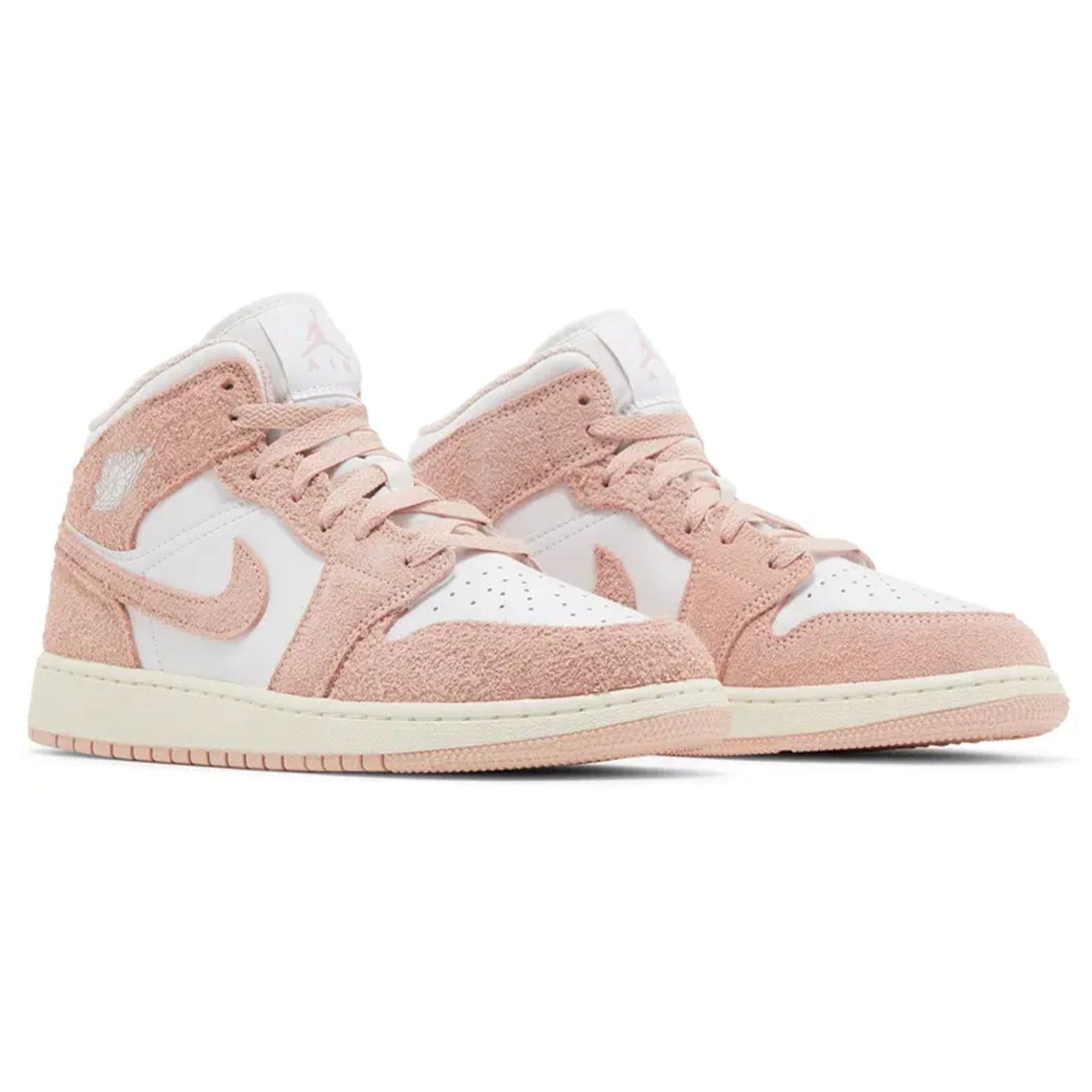 Air Jordan 1 Mid SE GS 'Legend Pink' — UK 13.5 | EU 32 | US 1Y — Back View