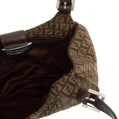 Fendi Tote Zucca Tote in Zucca FF, Canvas — Detail View