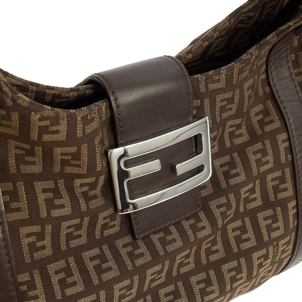 Fendi Tote Zucca Tote in Zucca FF, Canvas — Lifestyle View