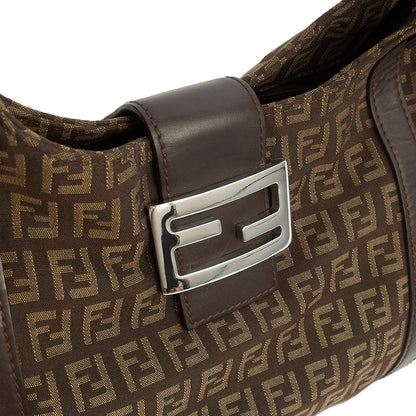 Fendi Tote Zucca Tote in Zucca FF, Canvas — Lifestyle View