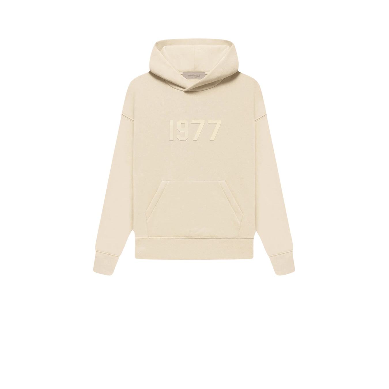 Fear of God Essentials Kids Hoodie 'Egg Shell' — XXS - 2/3 — Front View