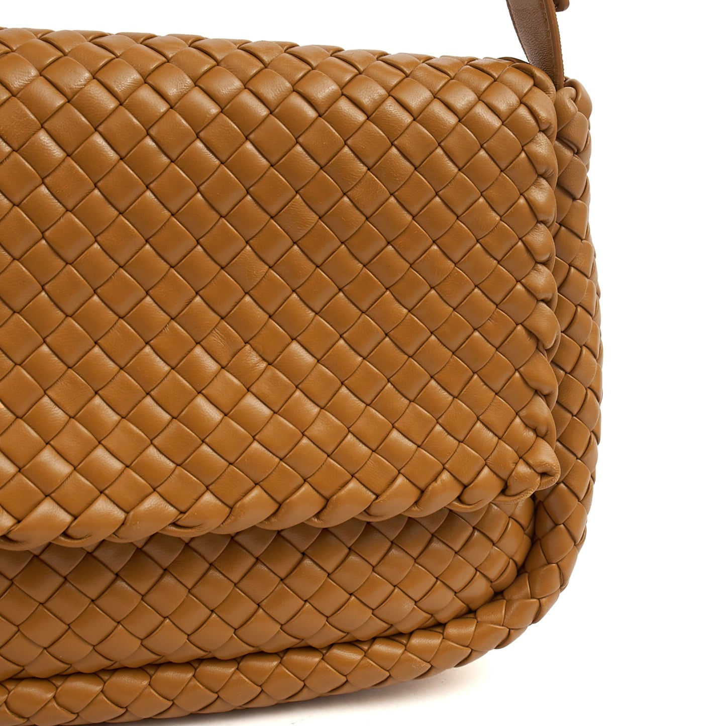 Bottega Veneta Shoulder Bag Cobble - Small in Brown, Leather — Lifestyle View