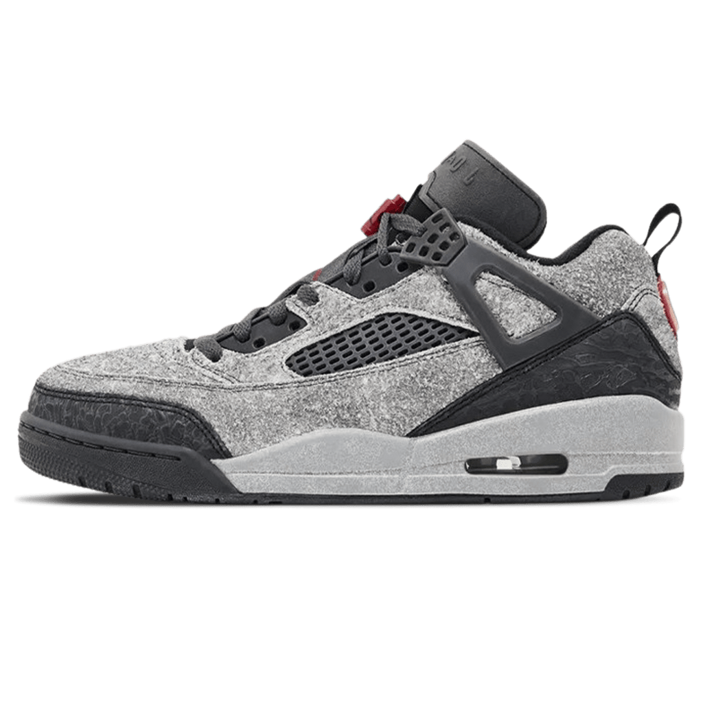 Air Jordan Spizike Low 'Anthracite Gym Red' — UK 3 | EU 35.5 | US 3.5 — Front View