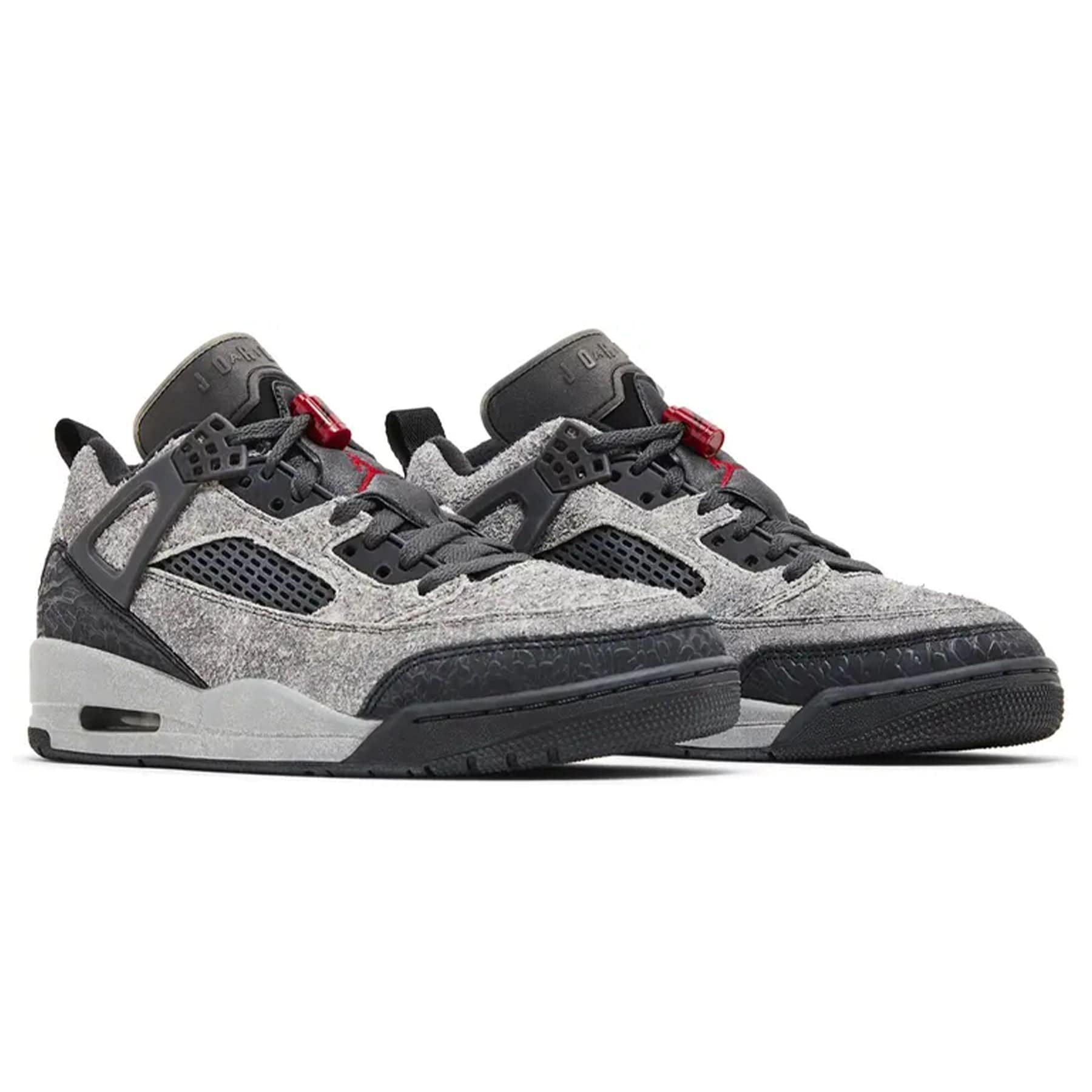 Air Jordan Spizike Low 'Anthracite Gym Red' — UK 3 | EU 35.5 | US 3.5 — Back View
