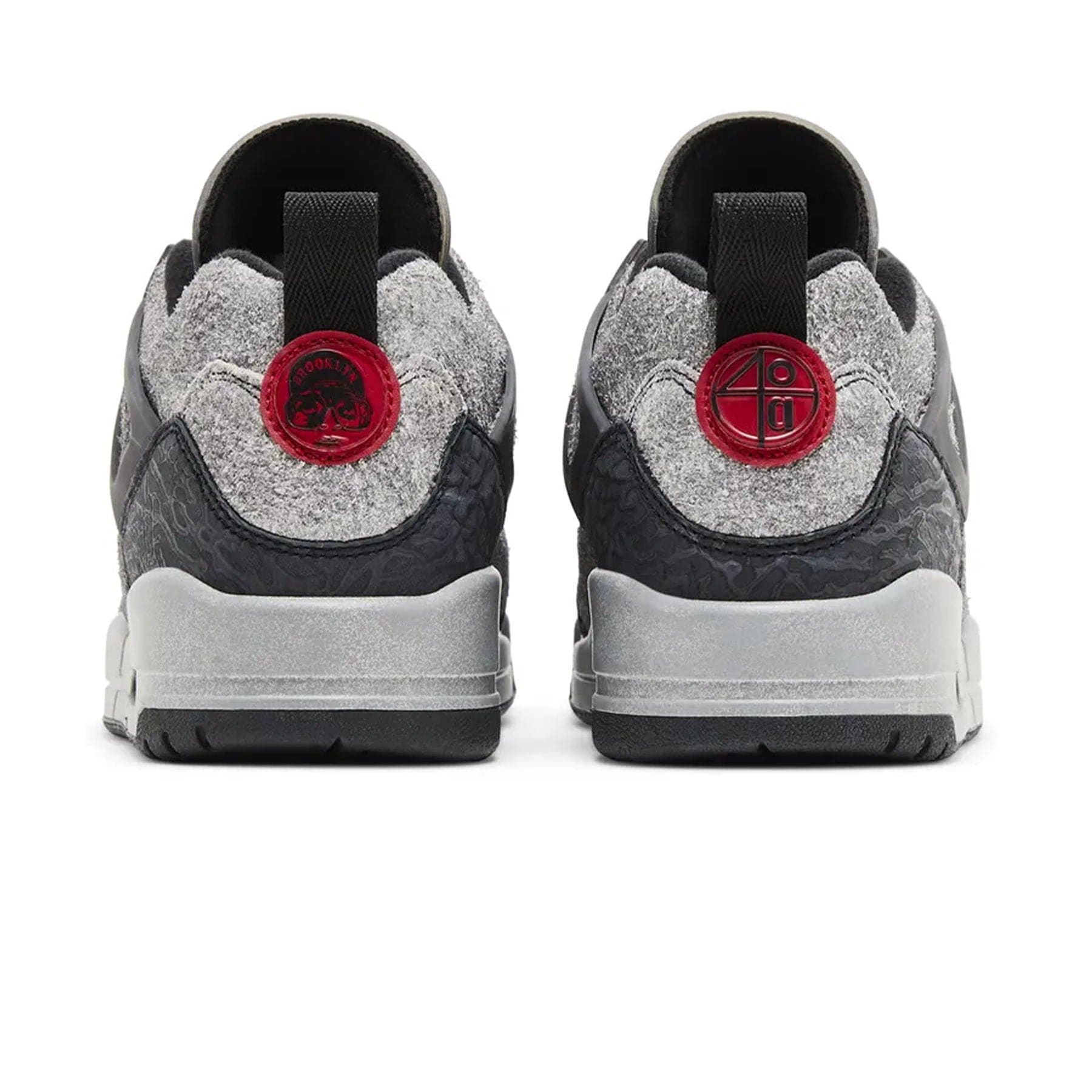 Air Jordan Spizike Low 'Anthracite Gym Red' — UK 3 | EU 35.5 | US 3.5 — Top View