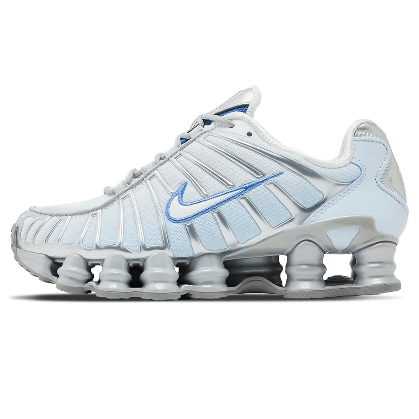 Nike Wmns Shox TL 'Metallic Platinum Blue Tint' — UK 2.5 | EU 35.5 | US 5 — Front View