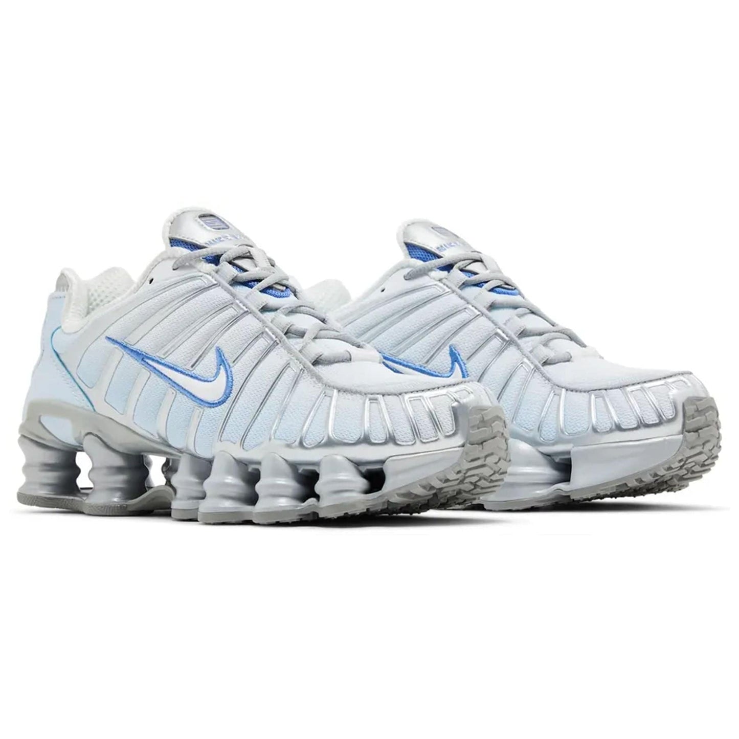 Nike Wmns Shox TL 'Metallic Platinum Blue Tint' — UK 2.5 | EU 35.5 | US 5 — Back View