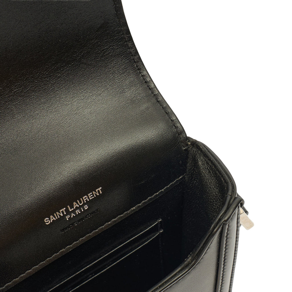 Saint Laurent Cross Body Victoire Crossbody in Black, Leather — Alternate View 12