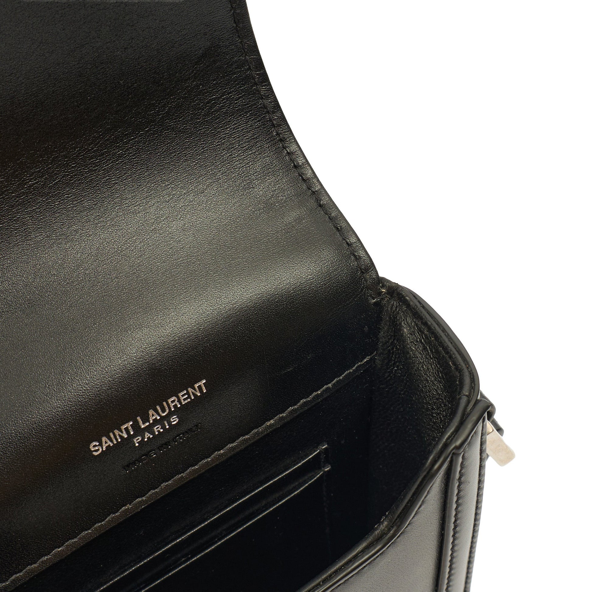 Saint Laurent Cross Body Victoire Crossbody in Black, Leather — Alternate View 12