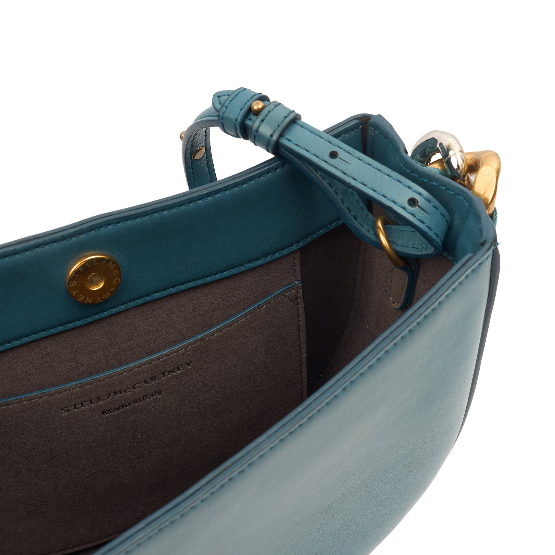Stella McCartney Cross Body Crossbody  in Blue, Leather — Lifestyle View