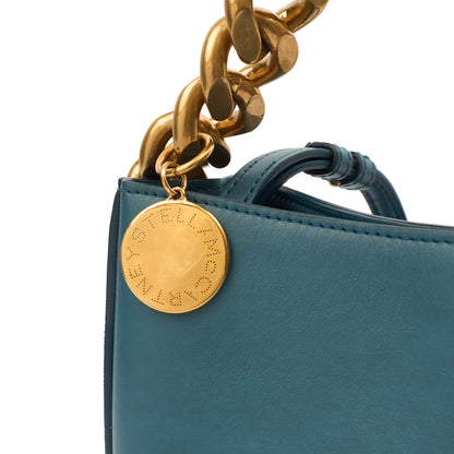 Stella McCartney Cross Body Crossbody  in Blue, Leather — Side View