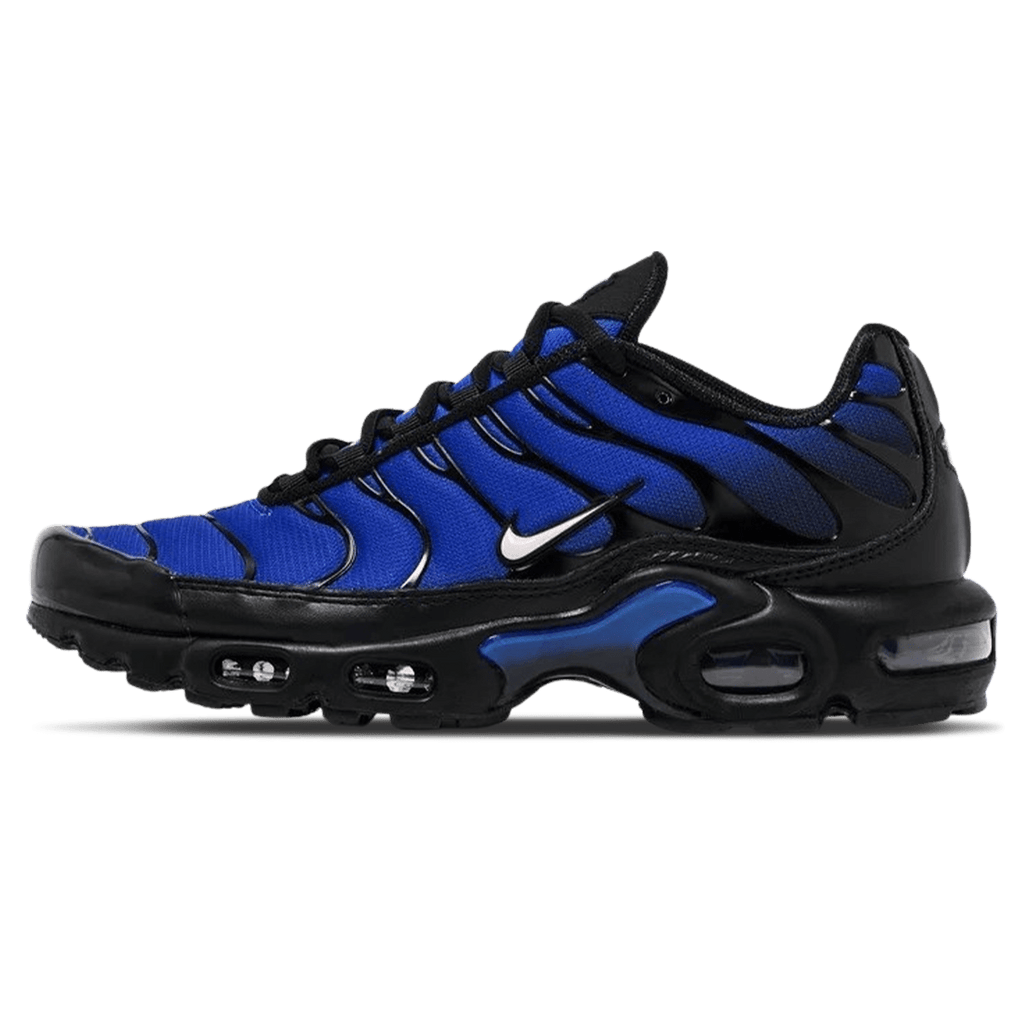 Nike Air Max Plus Premium 'Black Racer Blue' — UK 3 | EU 35.5 | US 3.5 — Front View