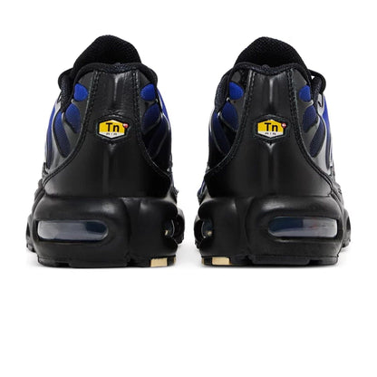 Nike Air Max Plus Premium 'Black Racer Blue' — UK 3 | EU 35.5 | US 3.5 — Top View