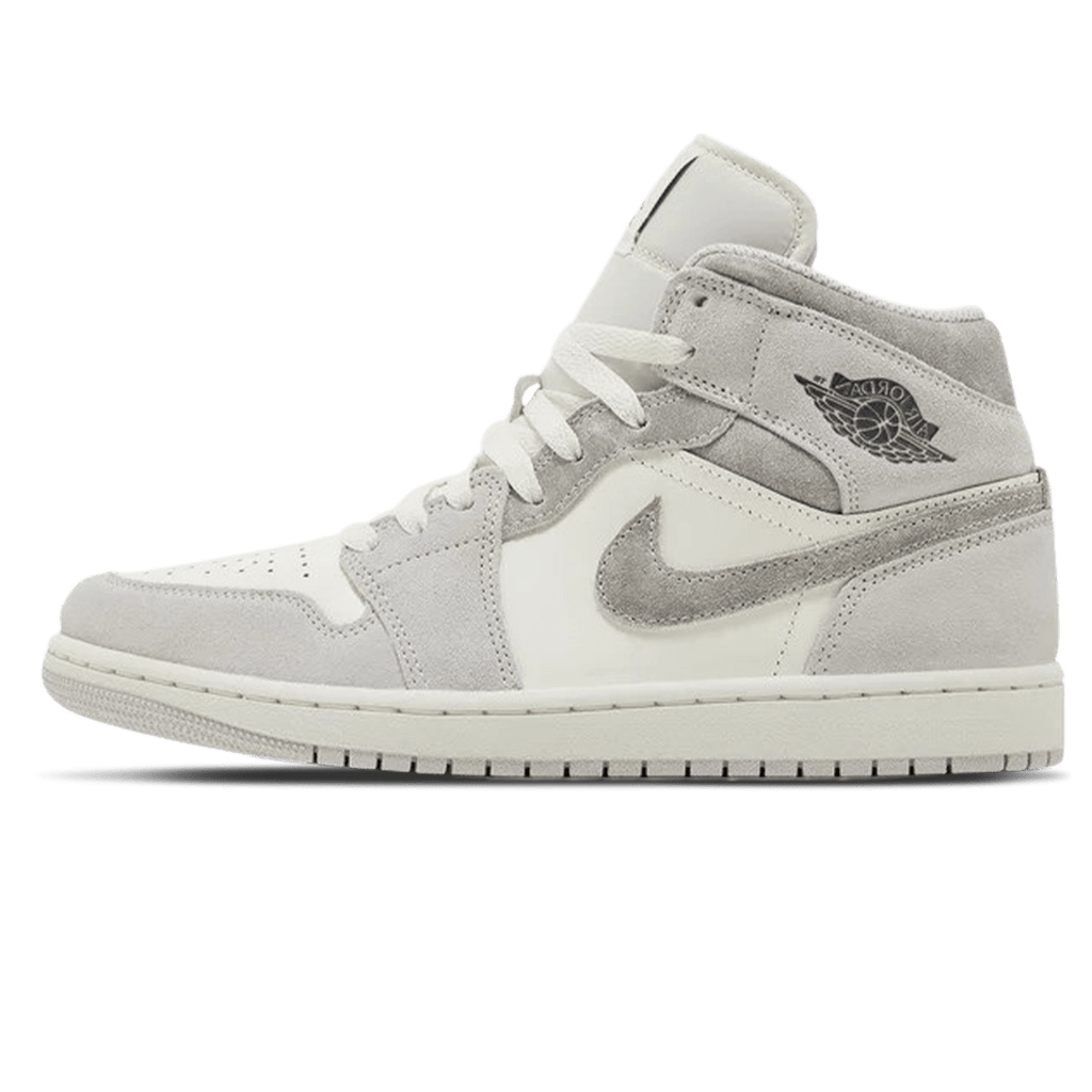 Air Jordan 1 Mid SE 'Neutral Grey Sail' — UK 3 | EU 35.5 | US 3.5 — Front View