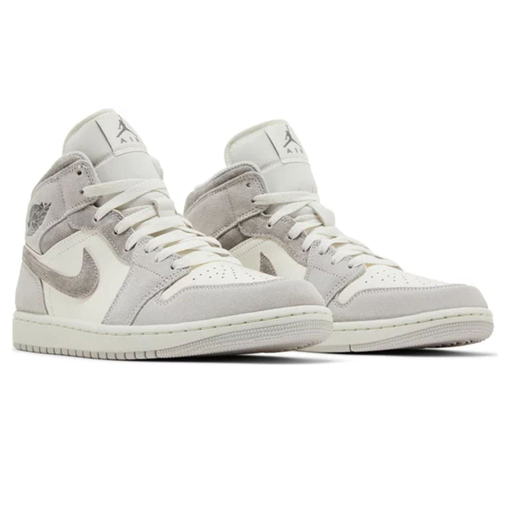 Air Jordan 1 Mid SE 'Neutral Grey Sail' — UK 3 | EU 35.5 | US 3.5 — Back View