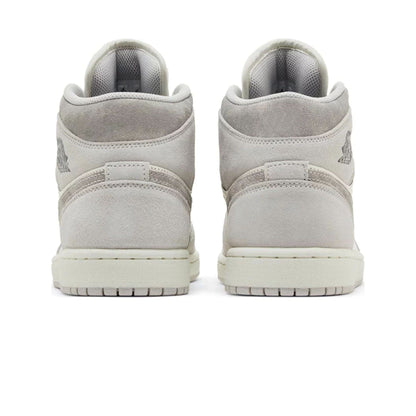 Air Jordan 1 Mid SE 'Neutral Grey Sail' — UK 3 | EU 35.5 | US 3.5 — Top View