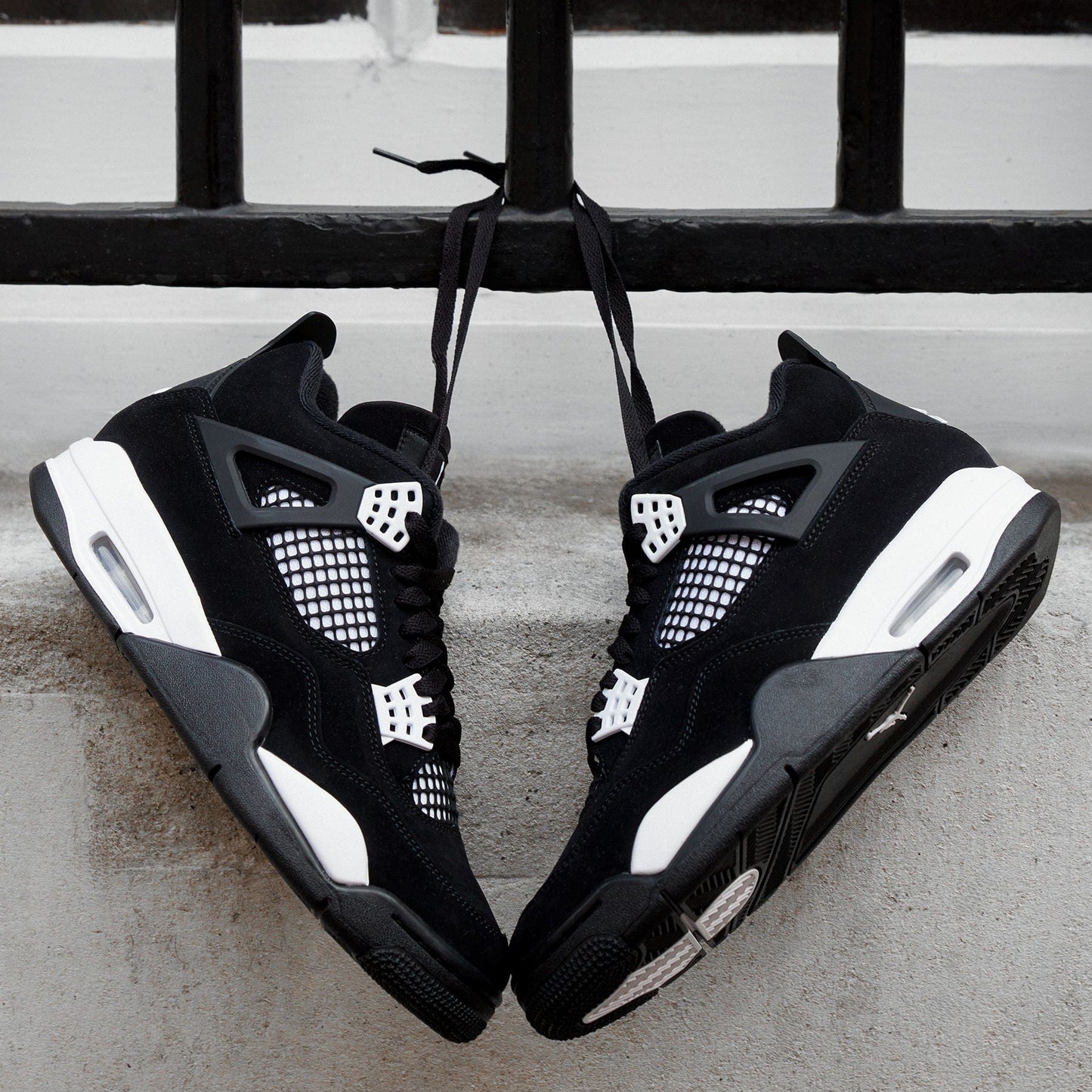 Air Jordan 4 Retro 'White Thunder' — UK 3 | EU 35.5 | US 3.5 — Lifestyle View