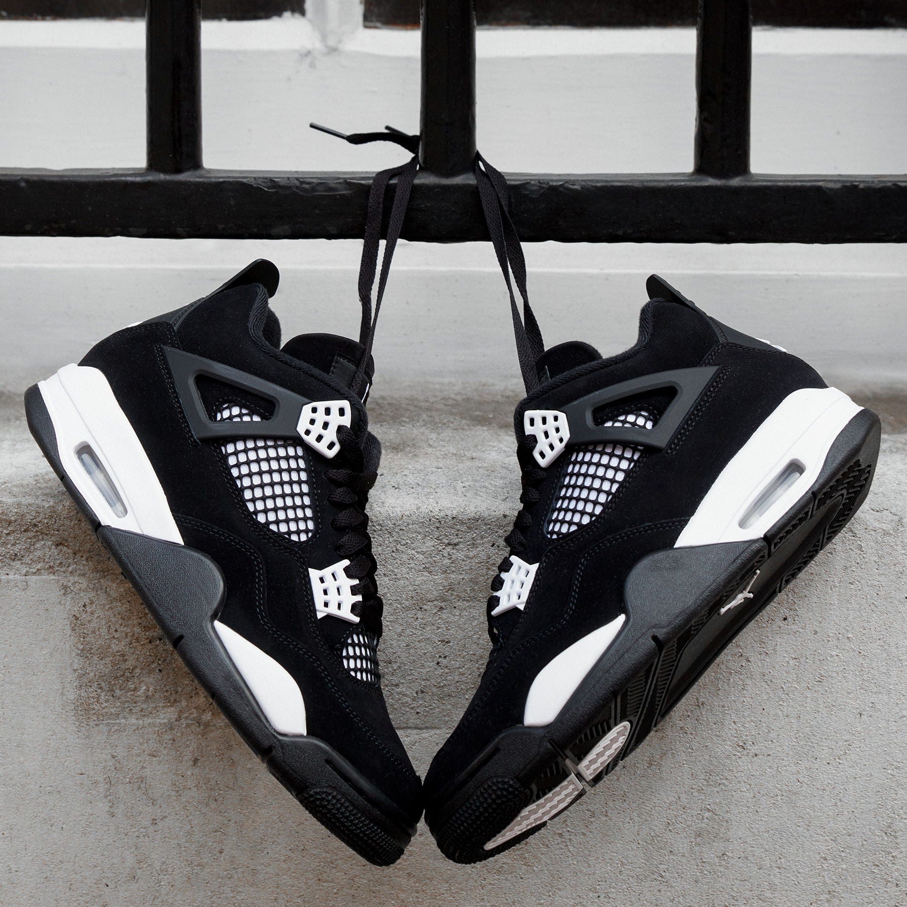 Air Jordan 4 Retro 'White Thunder' — UK 3 | EU 35.5 | US 3.5 — Lifestyle View