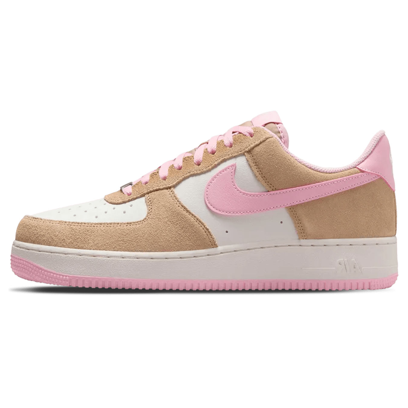 Nike Air Force 1 '07 LV8 'Hemp Pink' — UK 3 | EU 35.5 | US 3.5 — Front View