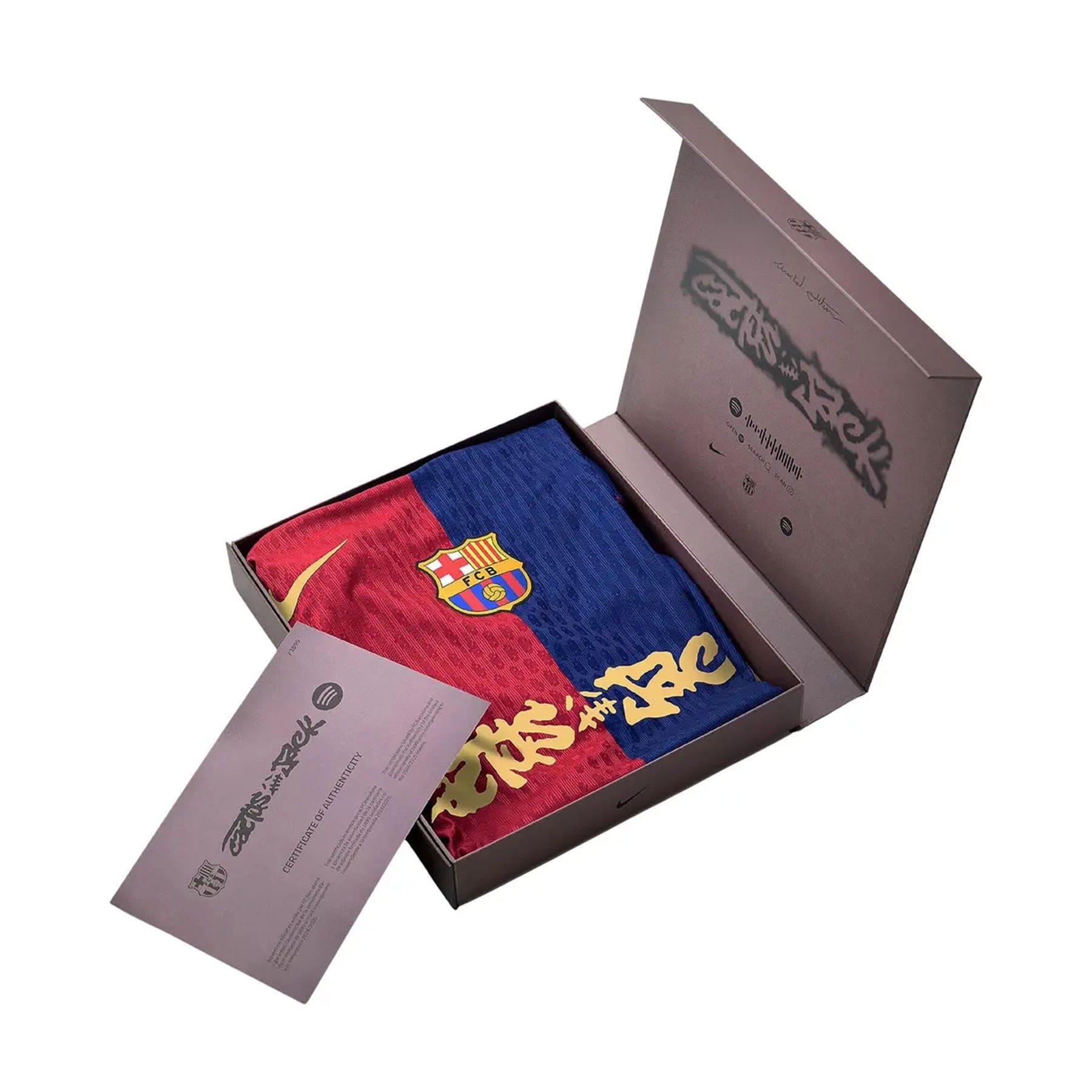 Nike FC Barcelona x Cactus Jack 2024/25 Match Home Jersey 'Red/Blue' — XXS — Back View