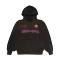 Nike FC Barcelona x Cactus Jack Spray Logo Hoodie 'Blue' — XXS — Front View
