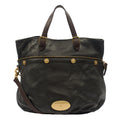 Mulberry Shoulder Bag Mitzy Tote in Black, Leather — Front View