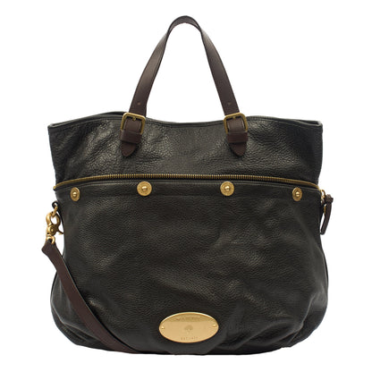 Mulberry Shoulder Bag Mitzy Tote in Black, Leather — Alternate View 7