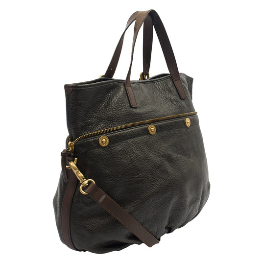 Mulberry Shoulder Bag Mitzy Tote in Black, Leather — Side View