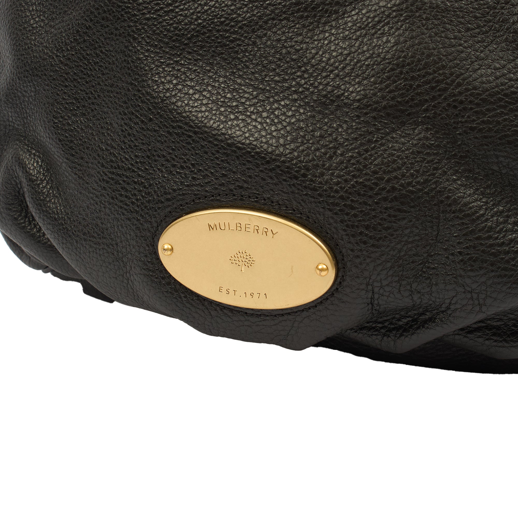 Mulberry Shoulder Bag Mitzy Tote in Black, Leather — Lifestyle View