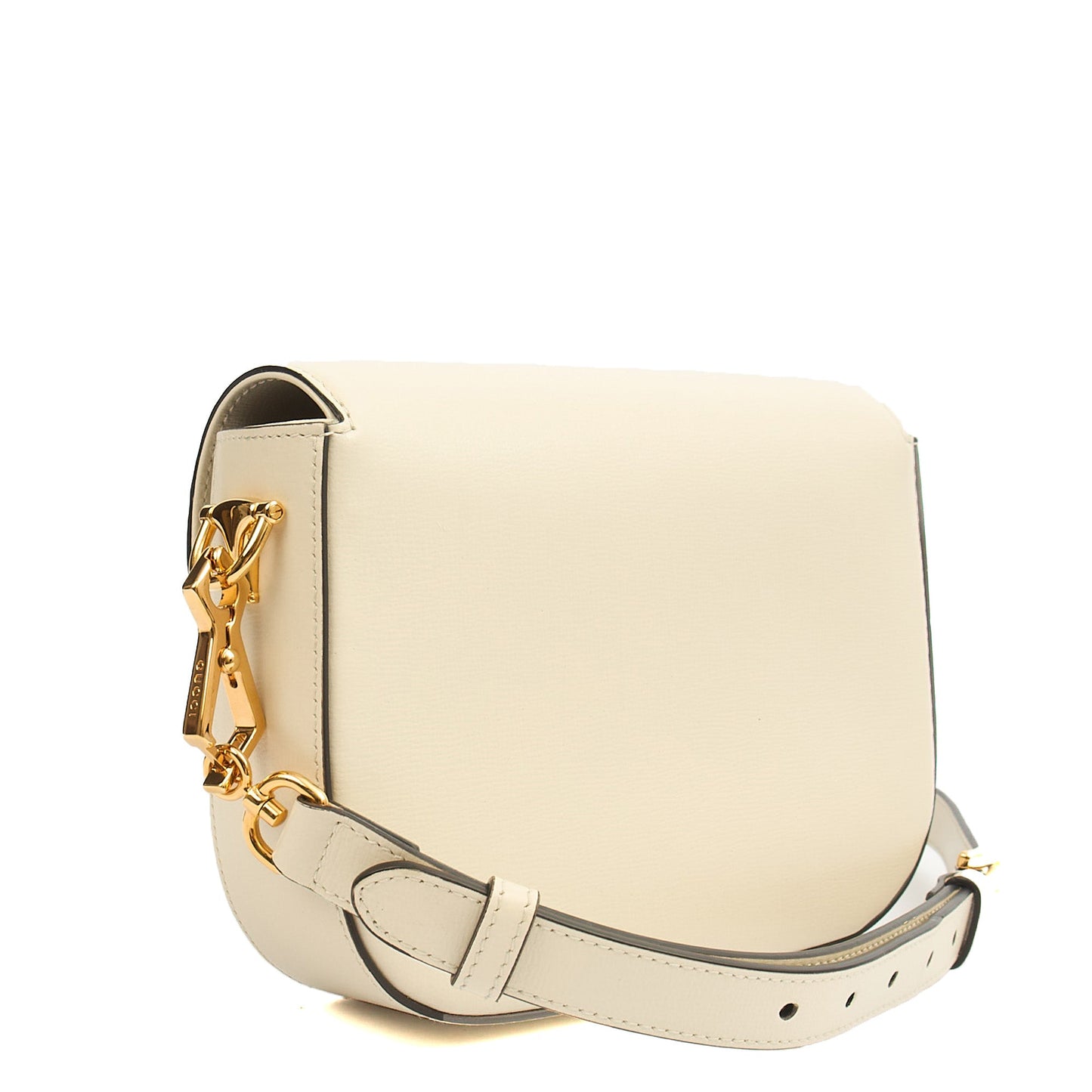 Gucci Shoulder Bag 1955 Horsebit Shoulder Bag in White, Leather — Alternate View 9