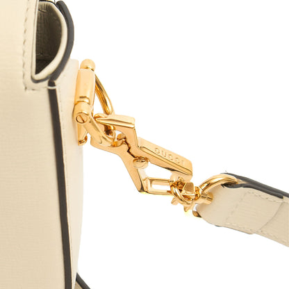 Gucci Shoulder Bag 1955 Horsebit Shoulder Bag in White, Leather — Alternate View 12